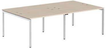 Skyland Xten-S Office Desk XWST 2414 Tiara Beech/Aluminium