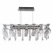 Krištolinis pakabinamas šviestuvas Searchlight Vino Chrome 10 41510-10CC, 10x14 G4