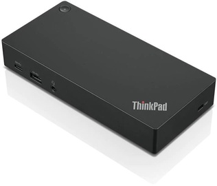 Dock jaam Lenovo ThinkPad USB-C Dock Gen2, must