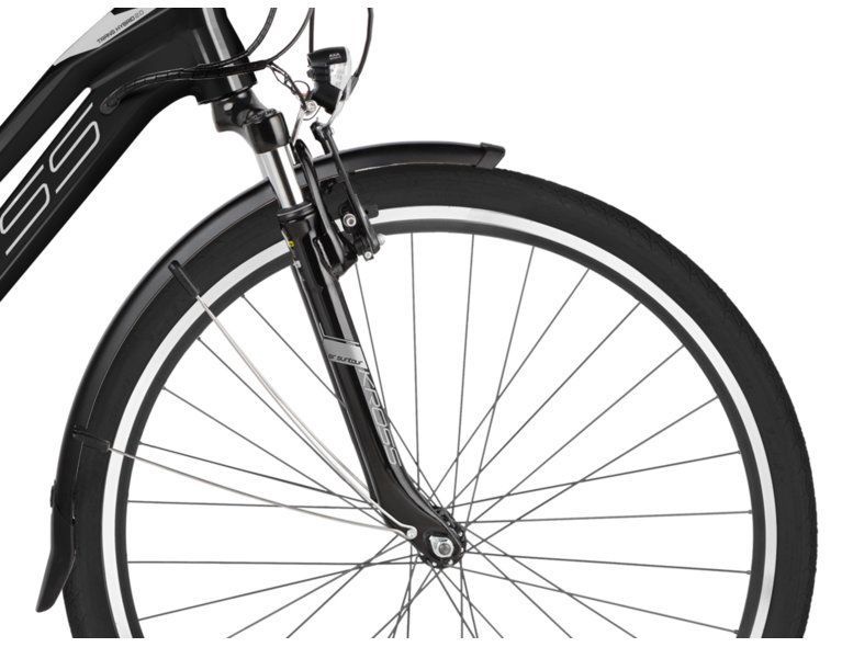 Электрический велосипед Kross E-Trans Hybrid 2.0, 21", 28″, серебристый
