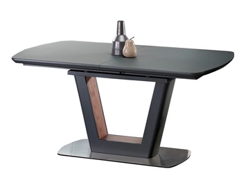Обеденный стол c удлинением Halmar Bilotti, серый, 1600 - 2000 мм x 900 мм x 760 мм