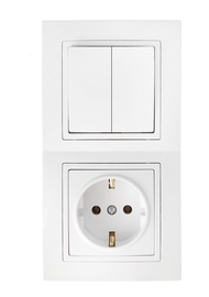 Bloks Okko B-PU-730 Socket & Switch White