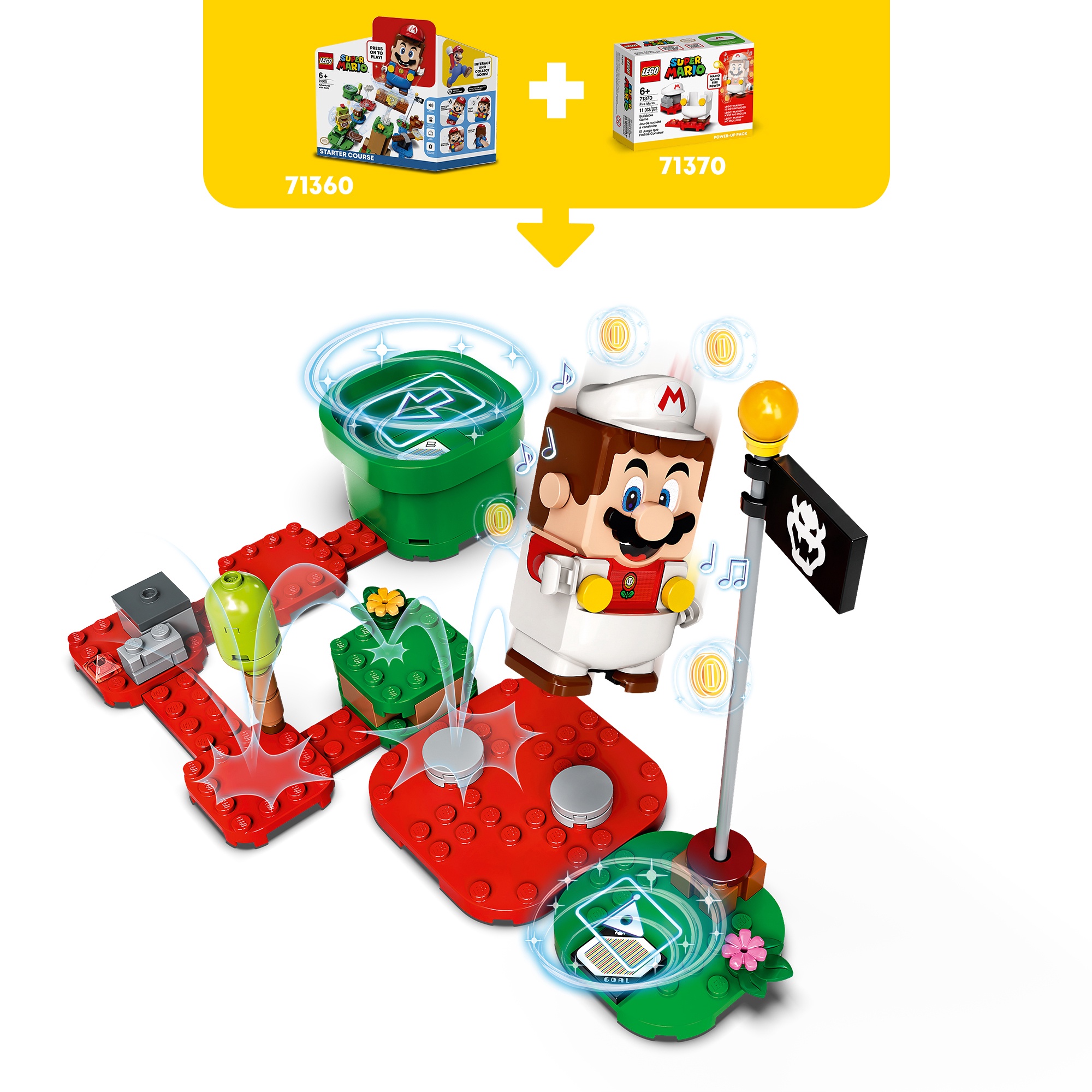 Konstruktorius Lego Super Mario Ugninio Mario Galios Paketas 71370 Senukai Lt