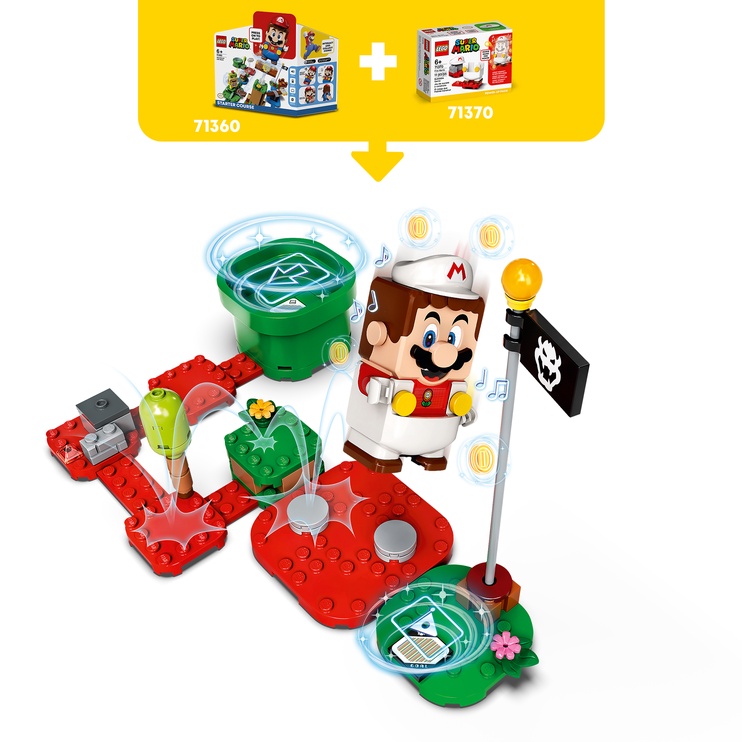 Конструктор LEGO®Super Mario Марио-пожарный. Набор усилений 71370