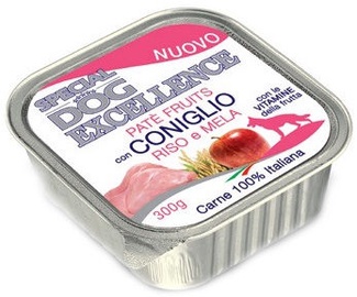 Monge Special Dog Paté Rabbit/Apple 300g