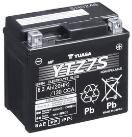 Akumulators Yuasa YTZ7S, 12 V, 6 Ah, 130 A