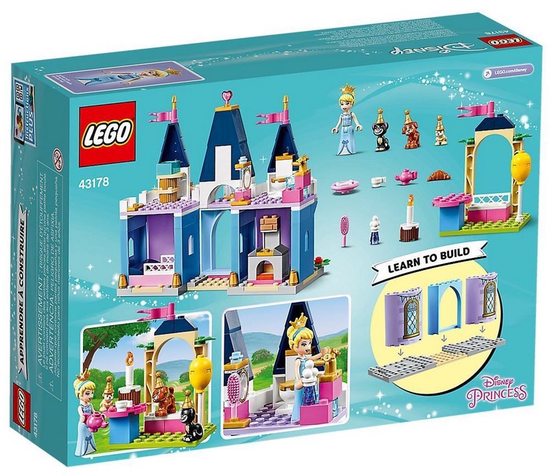 Konstruktor LEGO Disney Princess Pidustused Tuhkatriinu lossis 43178, 168 tk