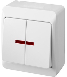 Slēdzis Elektro-Plast Hermes 0342-02 White