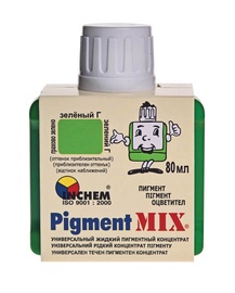 Пигмент Inchem Pigmentmix, зеленый, 0.08 л