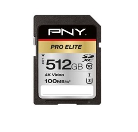 PNY PRO Elite 512GB SDXC UHS-I U3 Class 10