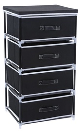 Комод Songmics, черный, 45x35x84.5 см