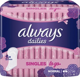 Always To Go Liners 20pcs