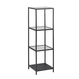 Plaukts Home4you Seaford Black, 35x37x82.5 cm