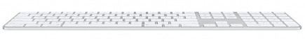 Klaviatūra Apple Magic Keyboard 2021 Touch ID EN, balta, bezvadu