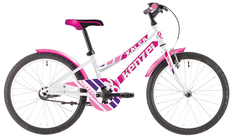 Велосипед Kenzel, 20 ″, 13" рама, белый/розовый