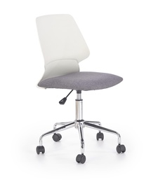 Bērnu krēsls Halmar Skate White/Grey