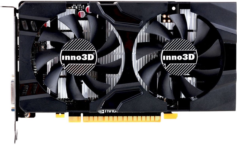 Videokarte Inno3D GeForce GTX 1050 TI Twin X2 N105T-1DDV-M5CM, 4 GB, GDDR5