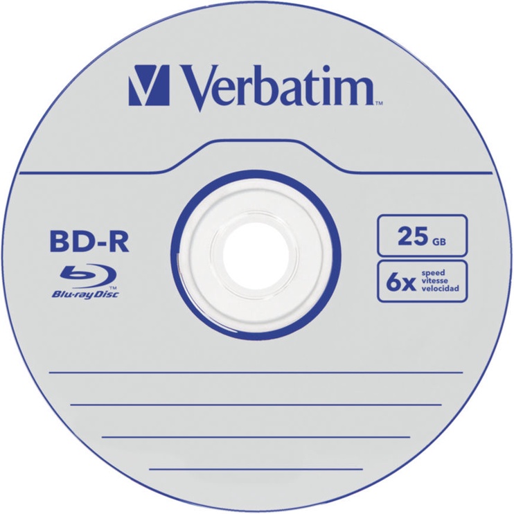 Накопитель данных Verbatim, 25 GB, 25шт.