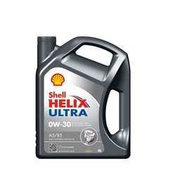 Машинное масло Shell Helix Ultra 0W - 30, синтетический, для легкового автомобиля, 4 л