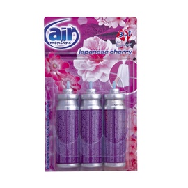 Elektrinio oro gaiviklio papildymas Air Menline Japanese Cherry, 3 x 15 ml