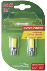 AutoDuals LED T10 Canbus Light Bulb White 2pcs