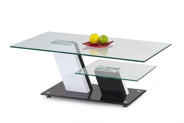 Kafijas galdiņš Halmar Savana, balta/melna, 1100x600x450 mm