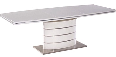 Обеденный стол c удлинением Signal Meble Modern Fano, белый, 1800 - 2400 мм x 1000 мм x 770 мм