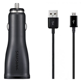 Lādētājs Samsung Original USB Plug Car Charger + Micro USB Cable