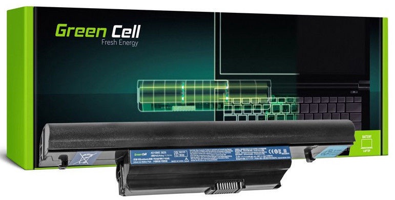 Sülearvutiaku Green Cell 3820T-5820T, 4.4 Ah, Li-Ion