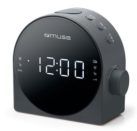 Muse Alarm Clock Radio M-185CR Black