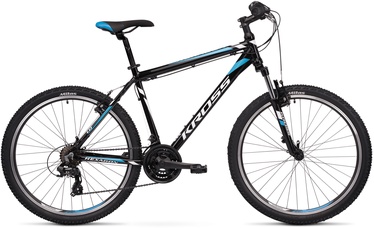 Velosipēds kalnu Kross Hexagon 1.0, 26 ", 21" rāmis, zila/balta/melna