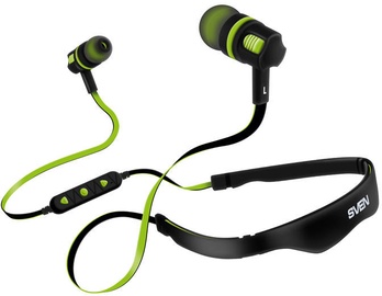 Ausinės Sven E-216B Black/Green, belaidės