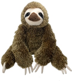 Mīkstā rotaļlieta Wild Planet Sloth, brūna, 40 cm