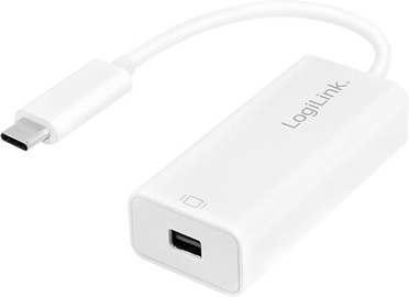 Провод Logilink USB-C, Mini Displayport, 0.15 м, белый