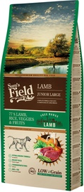 Sausā suņu barība Sam's Field Fresh Junior Large, jēra gaļa/rīsi, 13 kg