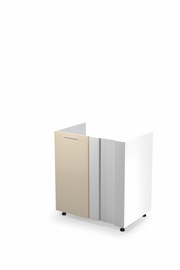Кухонный шкаф Vento, белый/песочный, 1000 мм x 520 мм x 820 мм