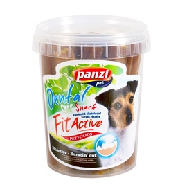 Skanėstas šunims Fit Active Dental Care, su rūkytu kumpiu ir spanguolėmis, 350 gr
