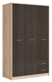 Black Red White Nepo Large Wardrobe Sonoma Oak&Wenge