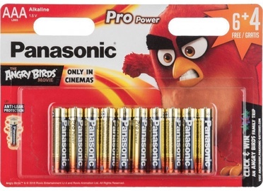Panasonic Angry Birds Pro Power 6+4 x AAA