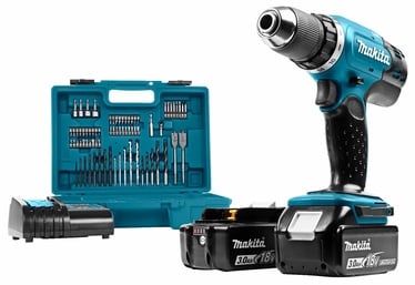 Дрель с батареей Makita DDF453SFX1, 18 В, 3 Ah