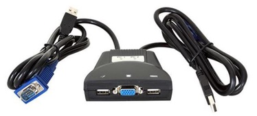 KVM komutaator Digitalbox KVM USB x 2 / VGA x 2