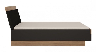 MN Monaco MOAK02 Bed Oak/Black