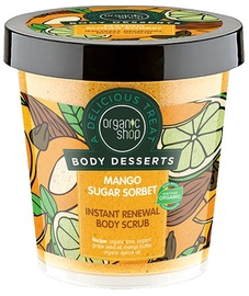 Organic Shop Instant Renewal Body Scrub Mango Sugar Sorbet 450ml