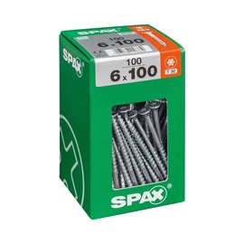 Саморез по дереву Spax T30, 6 x 100 мм, белый, 100 шт.