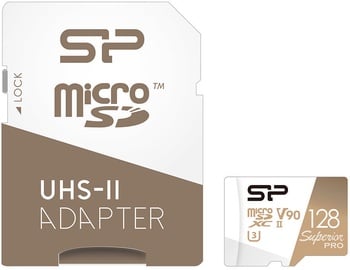Silicon Power Superior Pro V90 A2 Class 10 UHS-II U3 128GB + Adapter