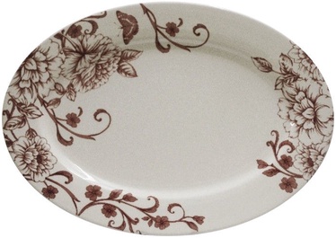 Claytan Shabby Chic Pink Oval Plate 36.2cm