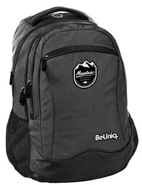Mugursoma Paso BeUniq Mountains w/ Pencil Case Dark Grey