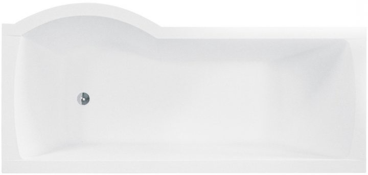 Ванна Besco Inspiro 160 Right, 1600 мм x 700 мм x 555 мм, правосторонняя