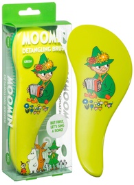 Moomin Detangling Brush Green Snufkin