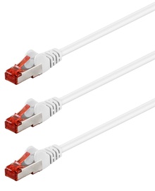 Goobay CAT 6 S/FTP PiMF Patch Cable 2m White